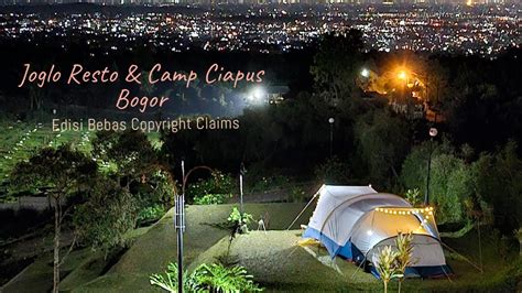 Camping Ground View Gunung Salak Dan City Light Joglo Resto And Camp