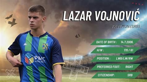 Lazar Vojinovi Fk Zemun Highlights Youtube