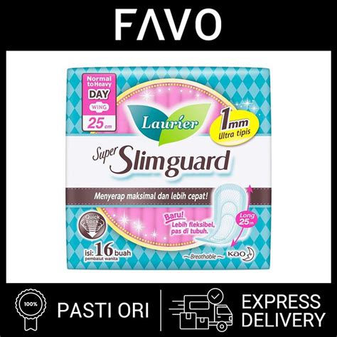 Promo Pembalut Laurier Super Slim Guard Cm Pcs Diskon Di