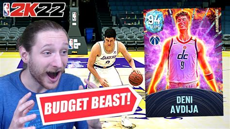 Supernova Diamond Deni Avdija Gameplay Unbelievable Budget Beast Nba