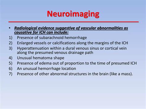 Management Of Spontaneous Intracerebral Hemorrhage Ppt