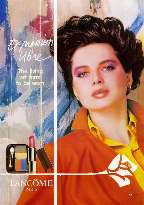 ISABELLA ROSSELLINI FOR LANCÔME PARIS ADVETIDMENT I986 Anúncios