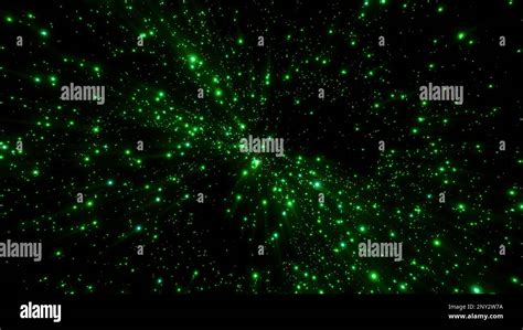 Glitter Particles Abstract Background Motion Flickering Particles