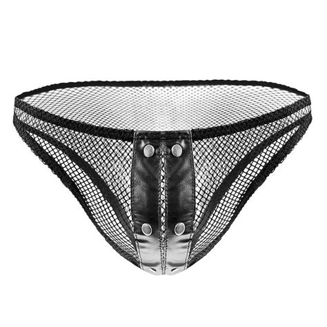 Unique Bikini ファッション メンズ ビキニ エロ 楽 擬革素材 メッシュ 情熱 スーパーセクシー 刺激 パッション イン