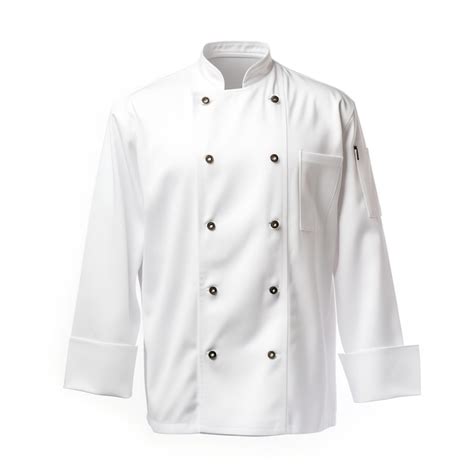 Beautiful Chefs Jacket Isolated On White Background Premium AI