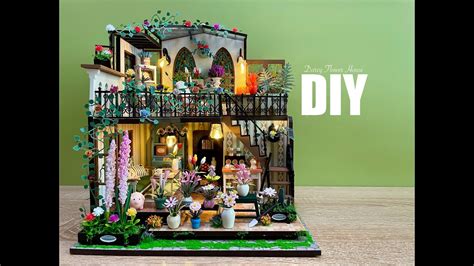 Darcy Flower House Diy Miniature Dollhouse Crafts Relaxing