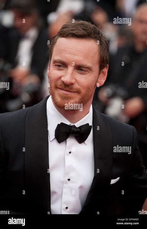 Cannes France 23rd May 2015 Actor Michael Fassbender At The Gala Screening For The Film