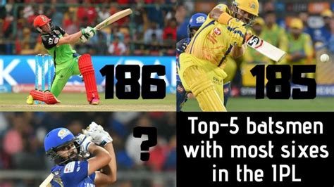 IPL Top 5 Batsmen Who Has Hit The Most Number Of Sixes In The IPL