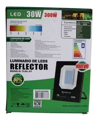 Paquete Reflector Led 30w Ilumina 300w Ip66 20 Piezas C8s 2 165 En