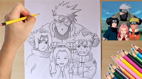 how to draw characters from naruto