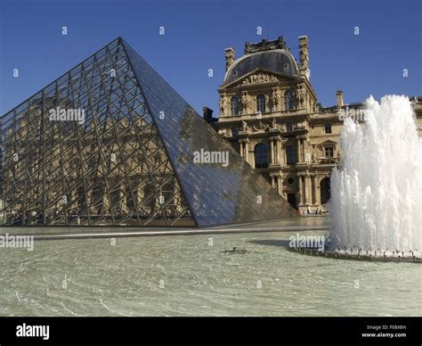 View of Louvre Pyramid in Paris, France Stock Photo - Alamy