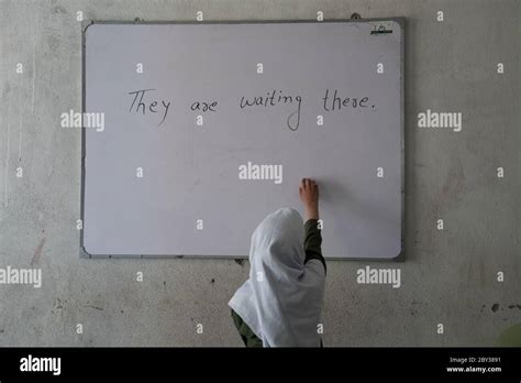 Students Inside And Outside Of A School In Swat Valley Kpk Pakistan