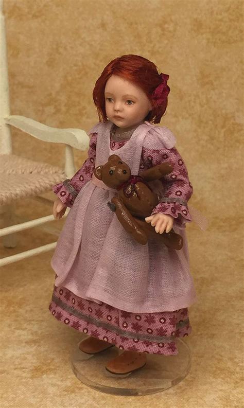 Victorian Porcelain Dolls Dollhouse Miniature Porcelain Dolls 1 12