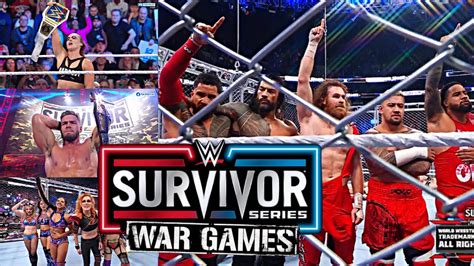 Samy Zayn Wins War Games For The Bloodline WWE Survivor Series War