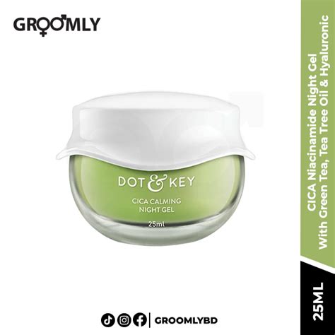 Dot And Key Cica Niacinamide Night Gel With Green Tea Tea Tree Oil