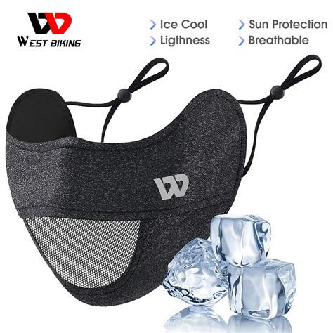 WEST BIKING Mascarilla De Protecci N UV De Seda De Hielo Para Hombre Y