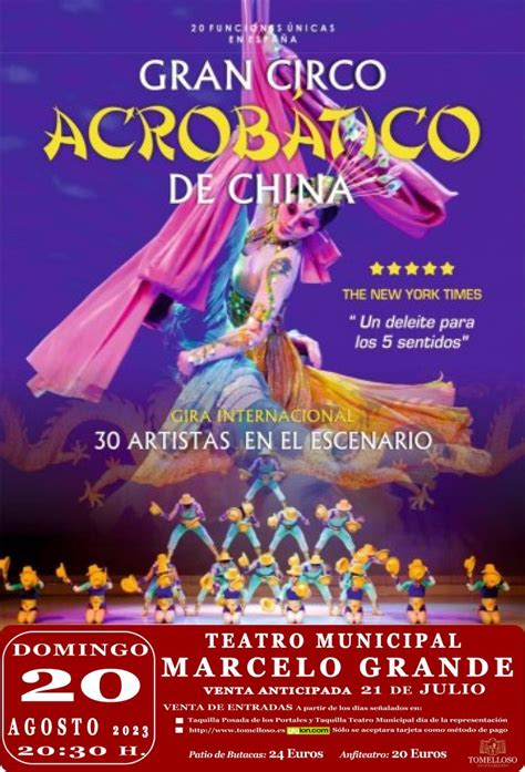 Gran Circo Acrob Tico De China En El Teatro Municipal Marcelo Grande