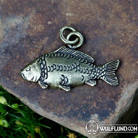 CARP Fish Fishing Pendant Zinc Antique Brass All Pendants Our