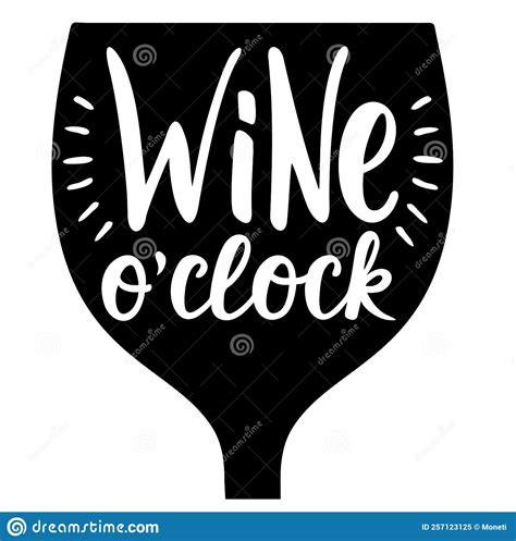 Wine O Clock. Funny Background Inspirational Positive Quotes. Bar and ...