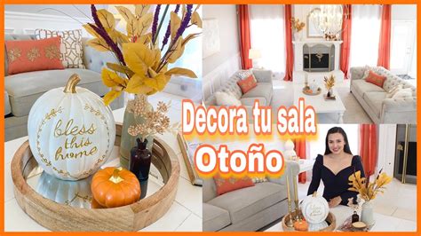 DECORACIÓN OTOÑO DECORA TU SALA YouTube