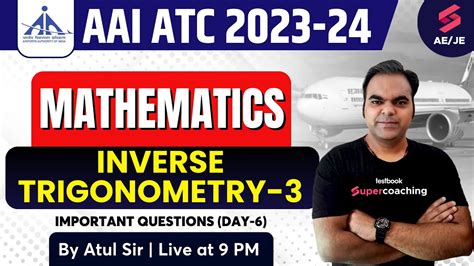 Aai Atc Maths Lecture Trigonometry Aai Atc Maths Playlist