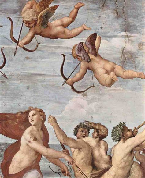 Frescoes In The Villa Farnesina Fresco Scene Triumph Of Galatea