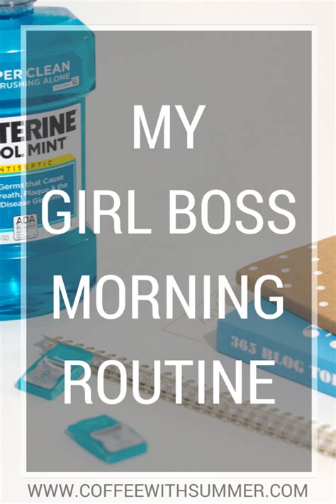 My Girl Boss Morning Routine Coffee With Summer