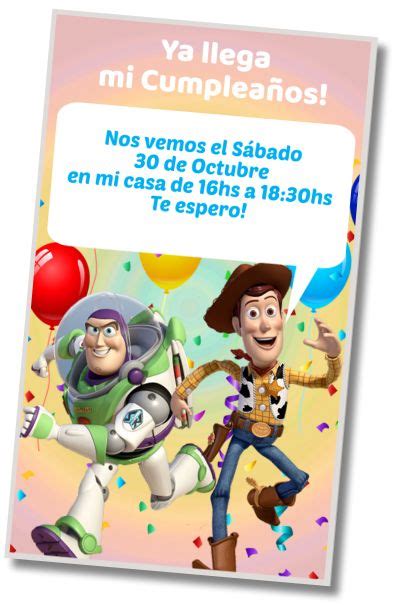 [ 10 Mejores] Invitaciones Toy Story Whatsapp Digital