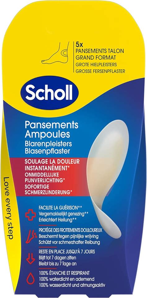 Scholl Pansement Ampoule Pied Grand Format Pour Talon Bo Te De