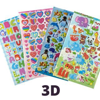 Adesivos 3D Stickers Para Garrafa Squeeze Tie Dye Artesanato Kit