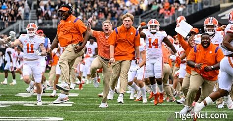 Postgame Notes On Clemson Wake Forest Tigernet