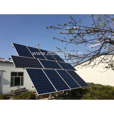 Zrs A Semi Auto Dual Axis Solar Tracking System Shandong Zhaori New