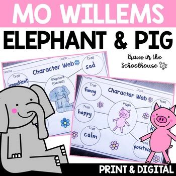 Elephant and Piggie - Mo Willems Book Study by Kraus in the Schoolhouse