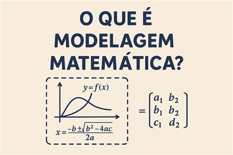 A Modelagem Matemática Nos Permite Representar De Forma Simplificada