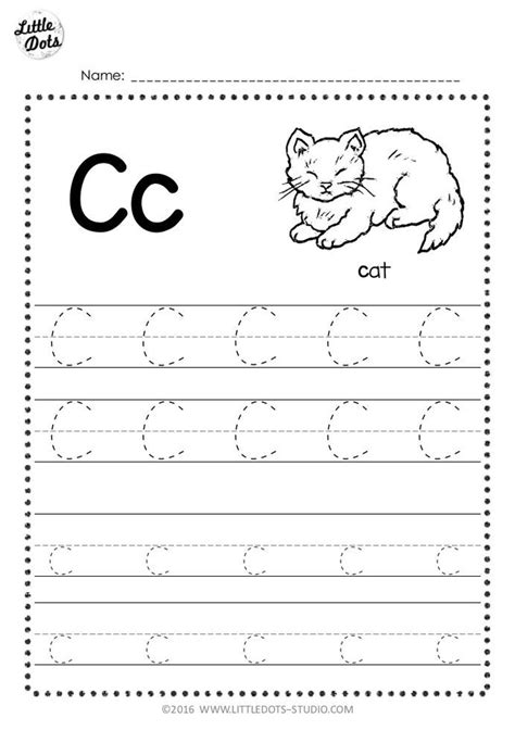 Tracing The Letter C Worksheets Worksheets For Letter C