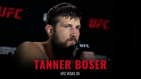 Tanner Boser Ufc Vegas Full Post Fight Interview Youtube