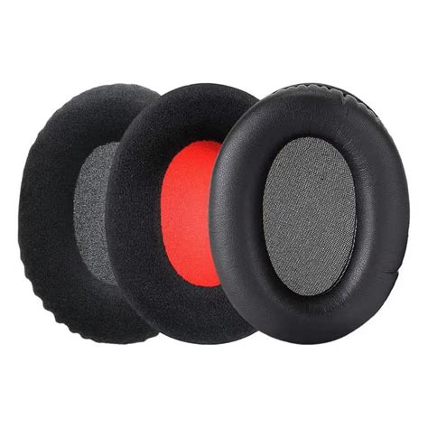 Oval Headphone Earpads Replacement Soft Faux Leather Memory Foam Cover