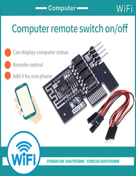 Computadora De Escritorio Wifi Encendido Remoto M Dulo De Reinicio