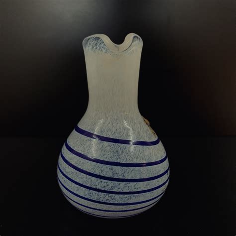 Signed Kosta Boda Glass Creamer Jug By Ulrica Vallien Etsy