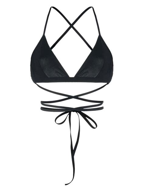 Buy Isabel Marant Toile Solange Triangle Bikini Top Black At Off