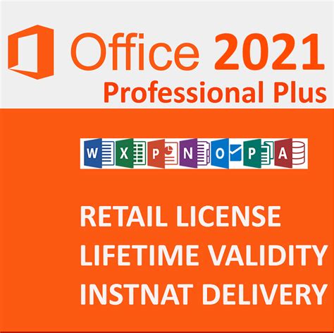 Office 2021 Professional Plus Lifetime Retail Key