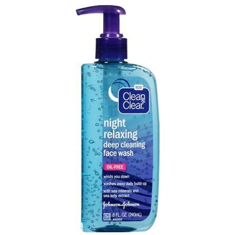 Clean Clear Night Relaxing Deep Cleansing Face Wash Ml