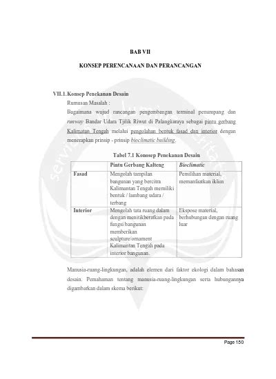 KONSEP PERENCANAAN DAN PERANCANGAN PENGEMBANGAN TERMINAL DAN RUNWAY