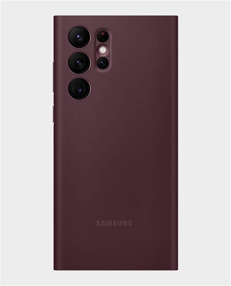 Buy Samsung Galaxy S Ultra Smart Clear View Cover Ef Zs Burgundy