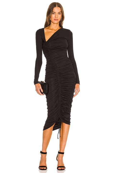 Michael Costello X Revolve Kylee Midi Dress In Black Revolve