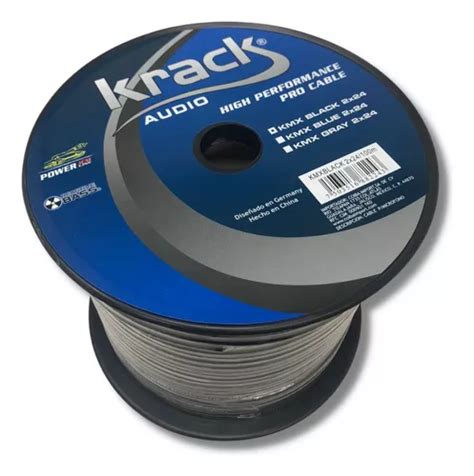 Rollo De Cable Krack Balanceado Para Micr Fono Mts X