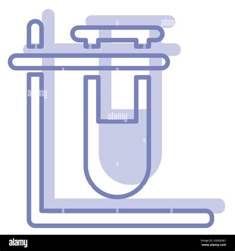 Icon Vector Of Vials Two Tone Style Simple Illustration Editable