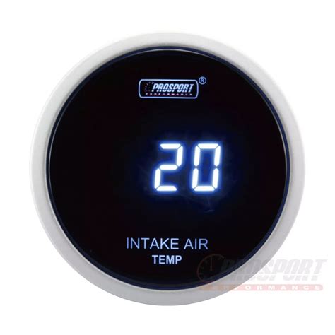 Motors Mm Dual Air Intake Intercooler Temperature Gauge Meter Blue