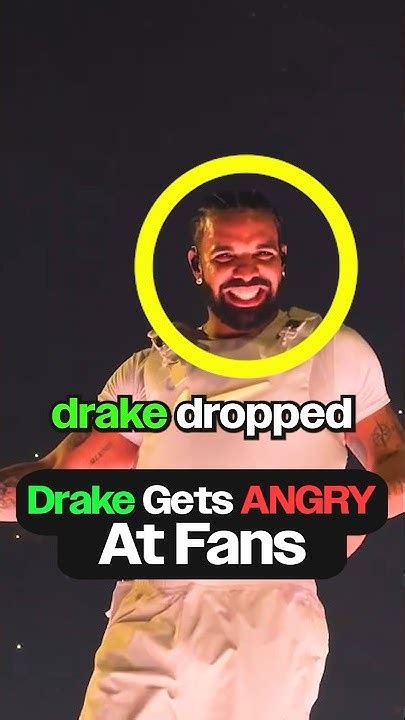 Drake Gets Angry At Fans Youtube