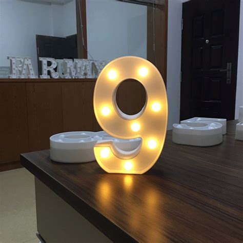 Numeros Luminosos Led Decorativas Encuentralo En Globos Yuli